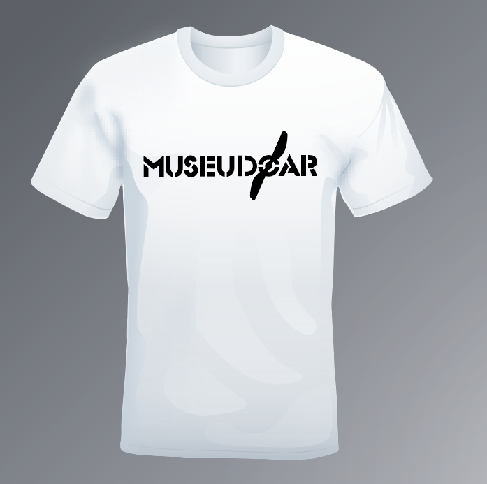 White T-shirt — museum identity