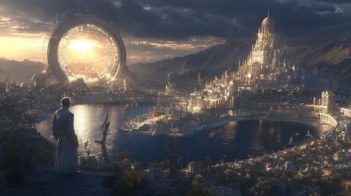 Astral horizon — AI visual study