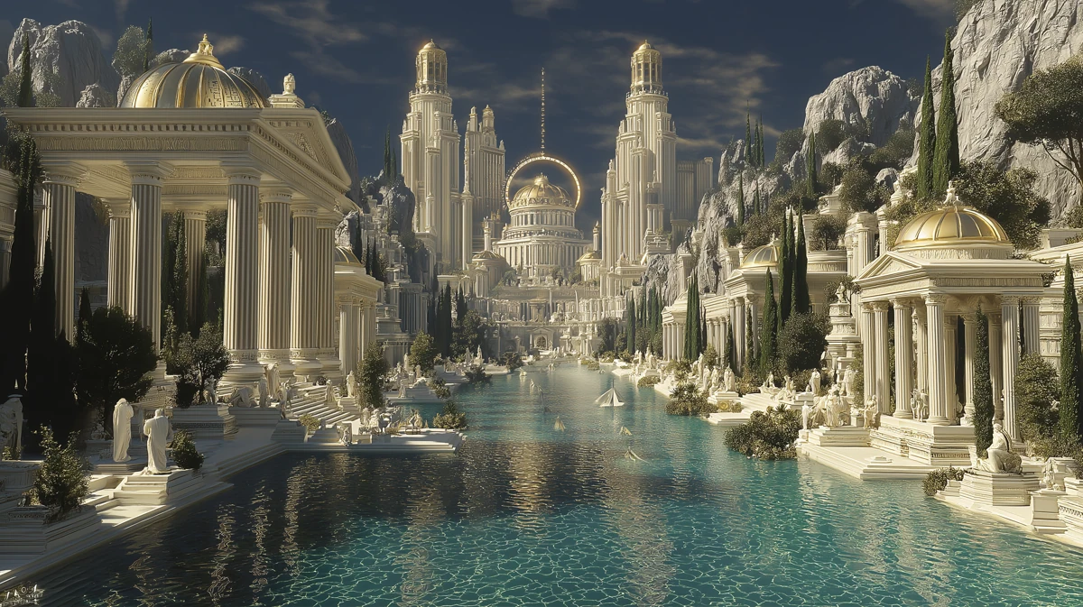 Canal city — AI visual study