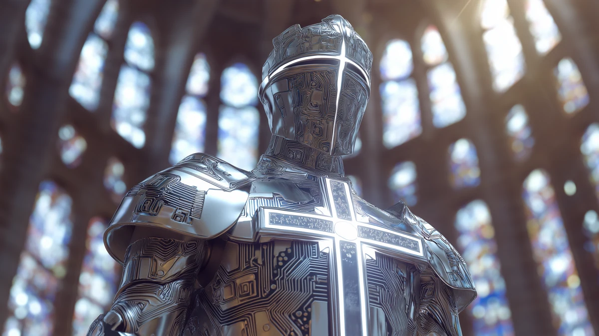 Luminous sentinel — AI visual study