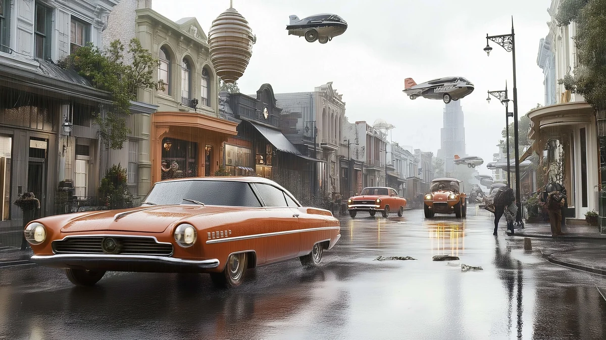 Airship boulevard — AI visual study