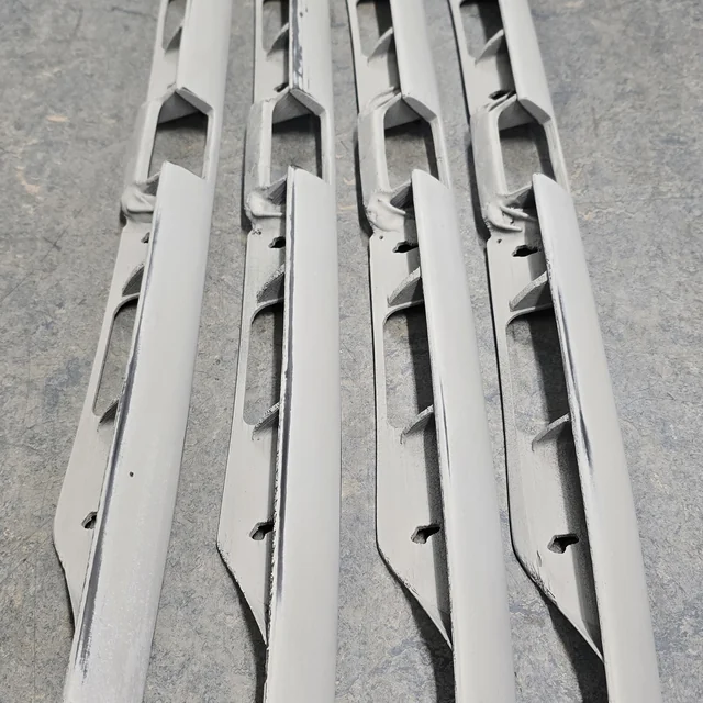 Four printed rear trim panels for the VW Polo Classic Mk3, a left and right pair each