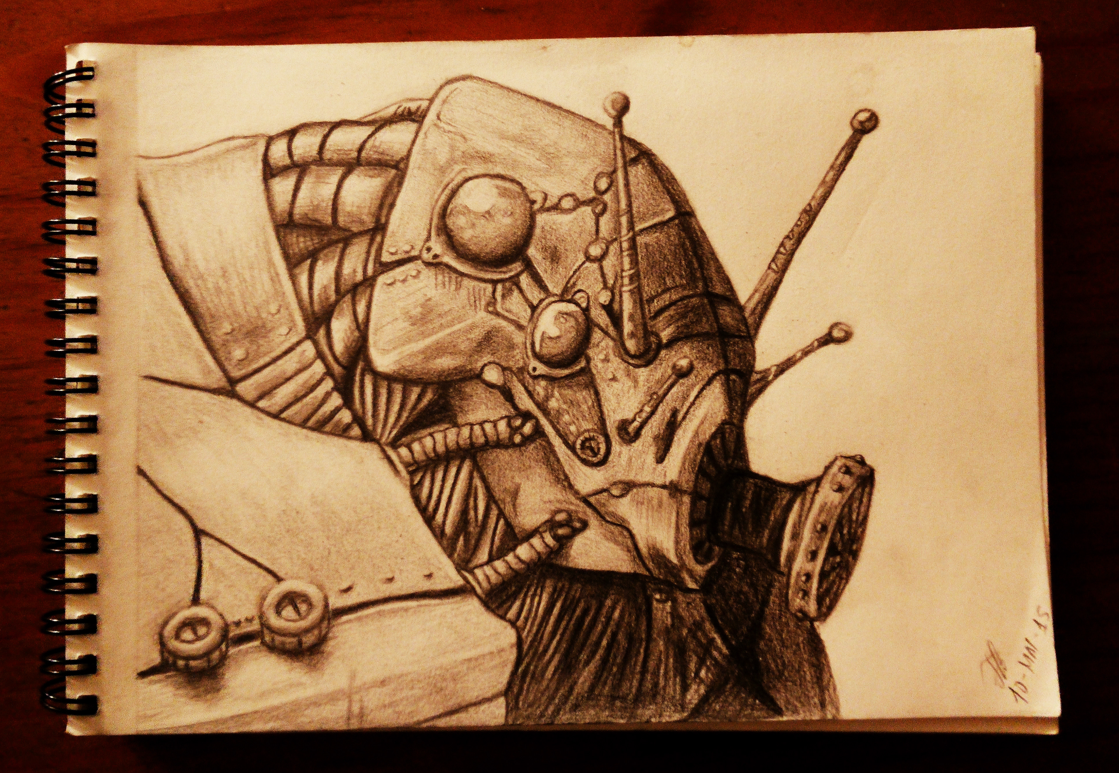 Mechanical character / sketchbook