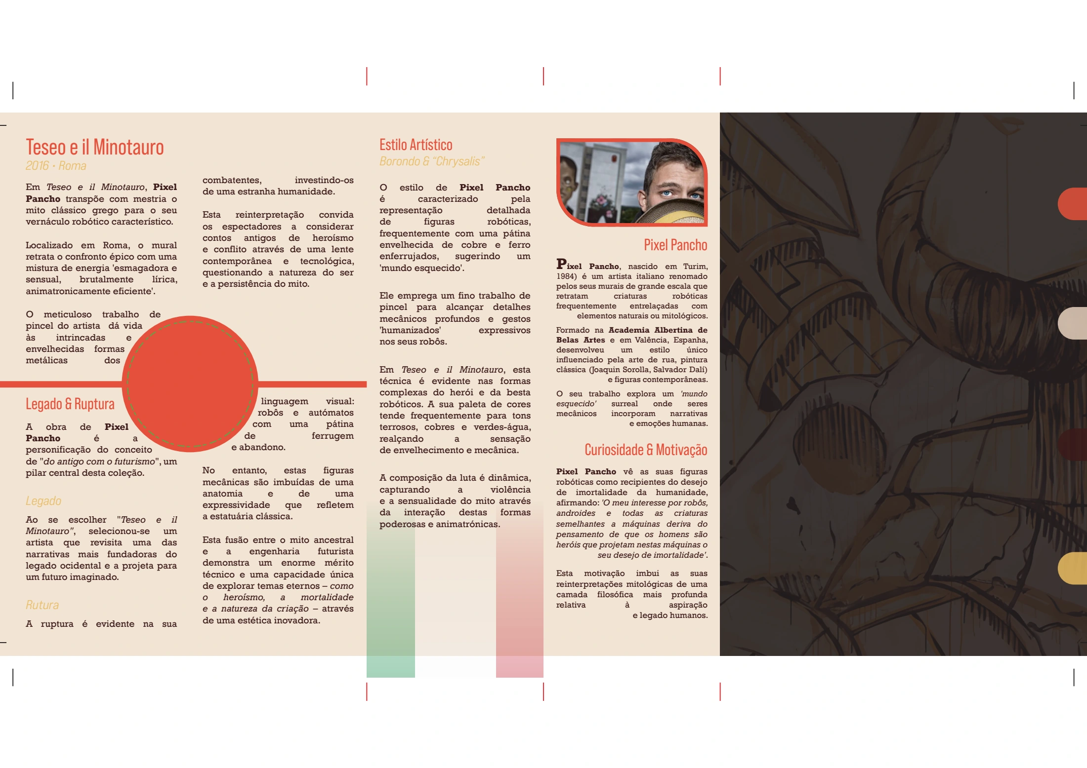 Pixel Pancho — editorial layout