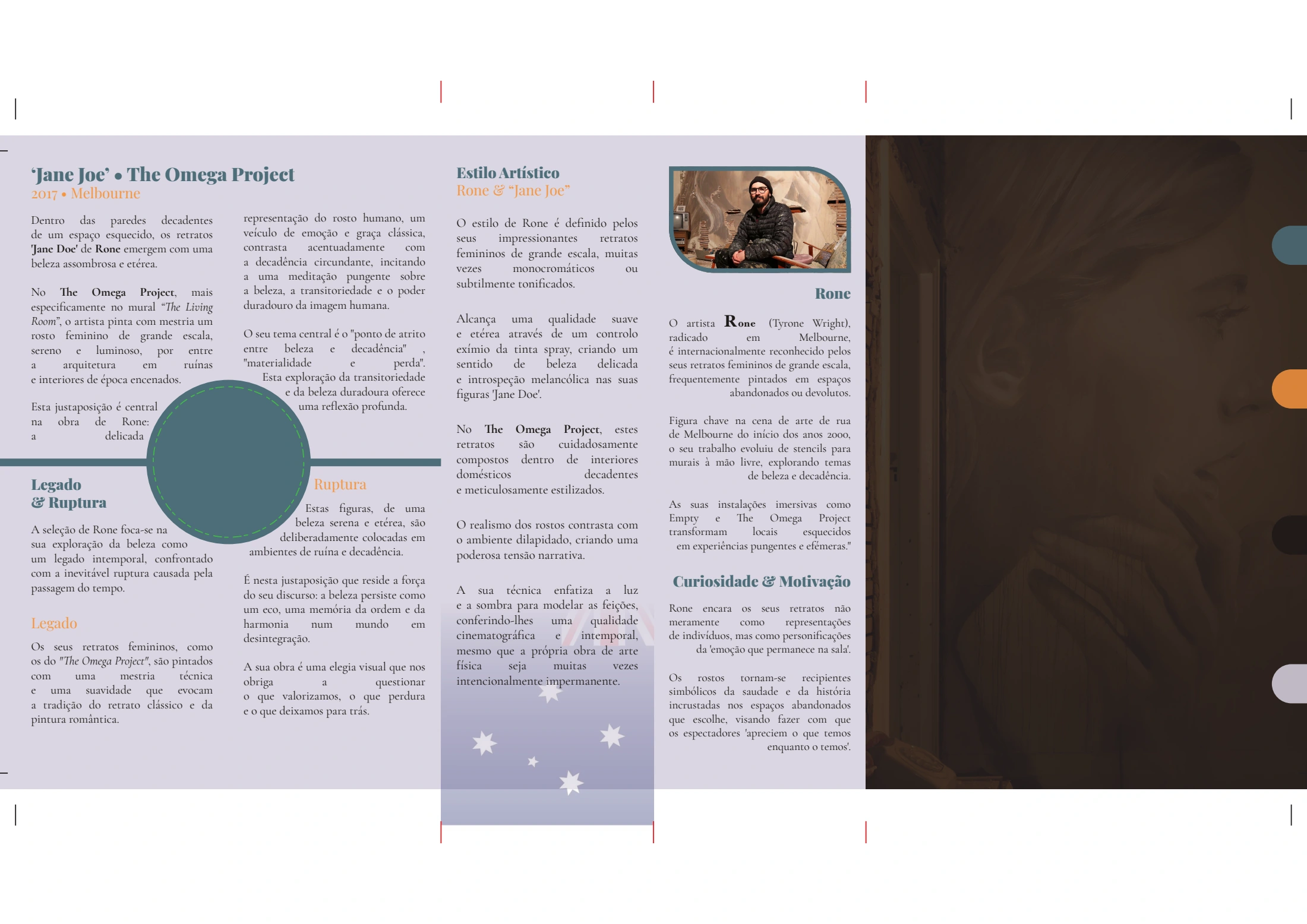 Rone — editorial layout