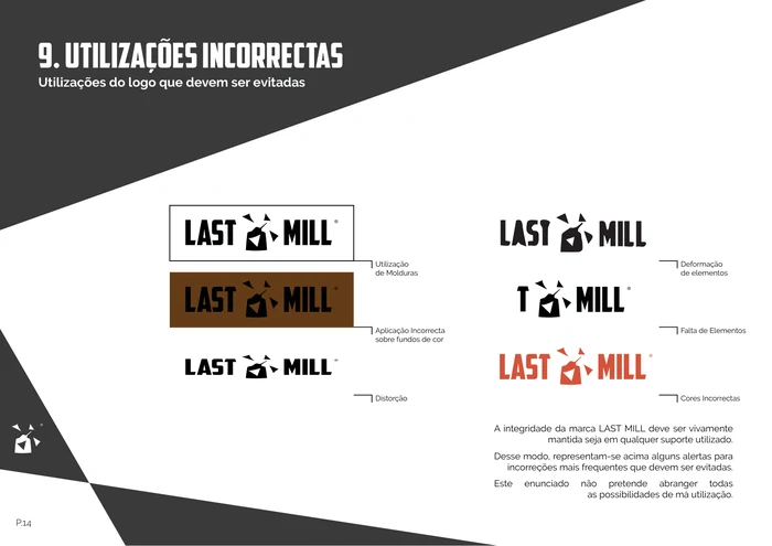 Graphic standards manual — Incorrect uses