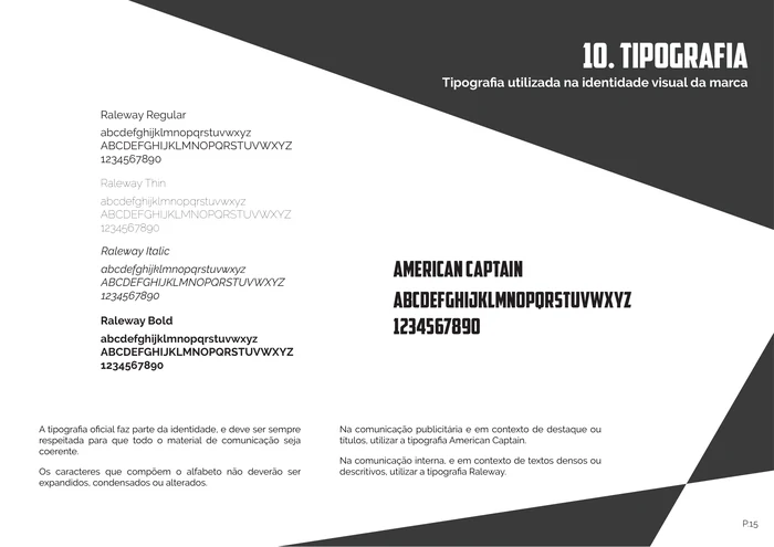 Graphic standards manual — Typography