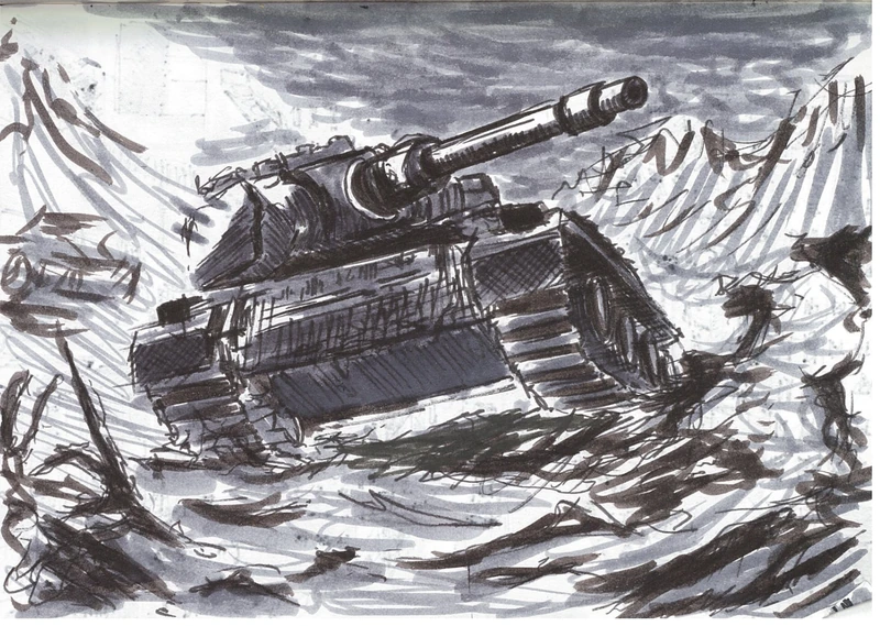 Tank / sketchbook study