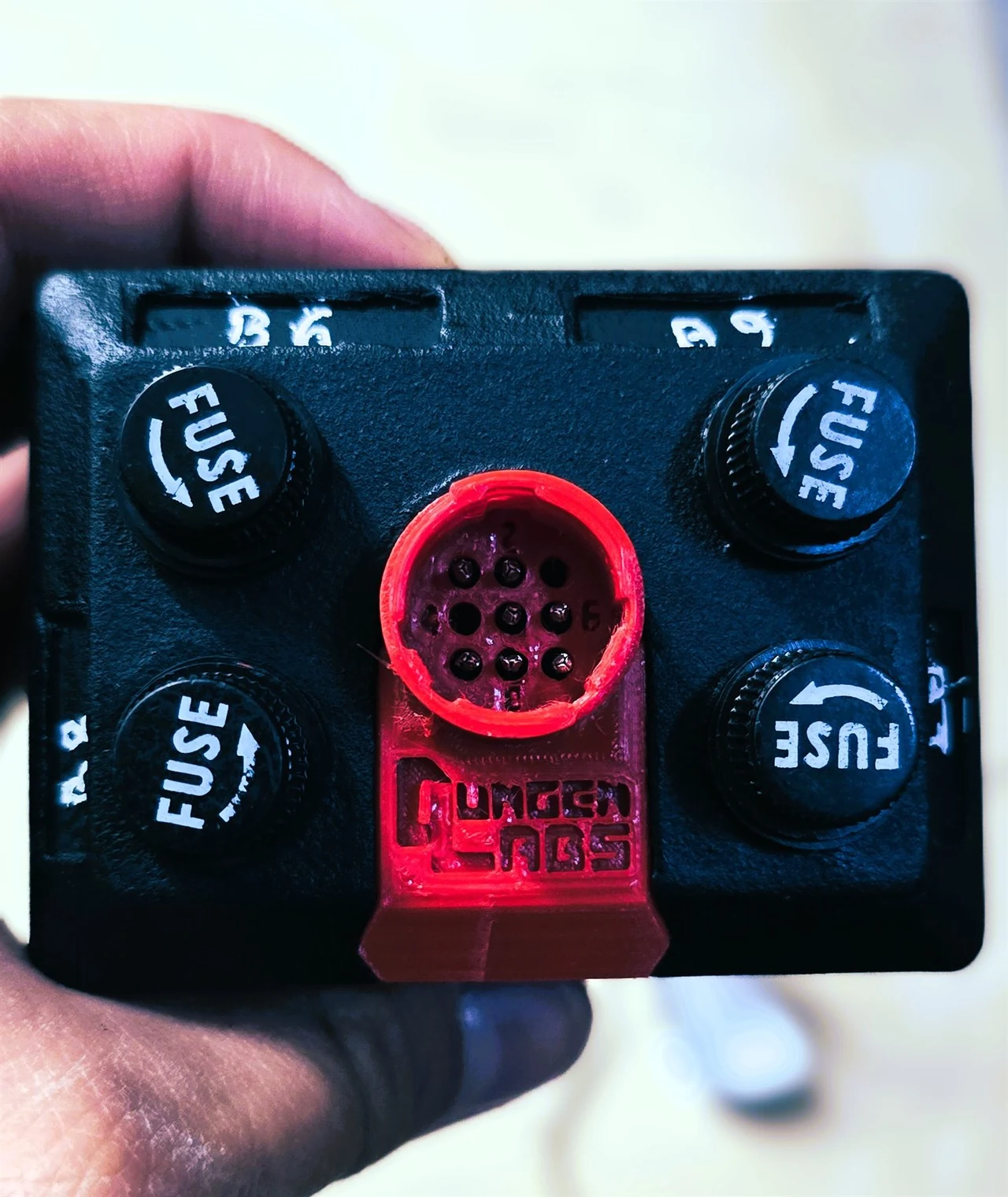 Power Supply Box — manufactured enclosure, connectors and fuse holders
