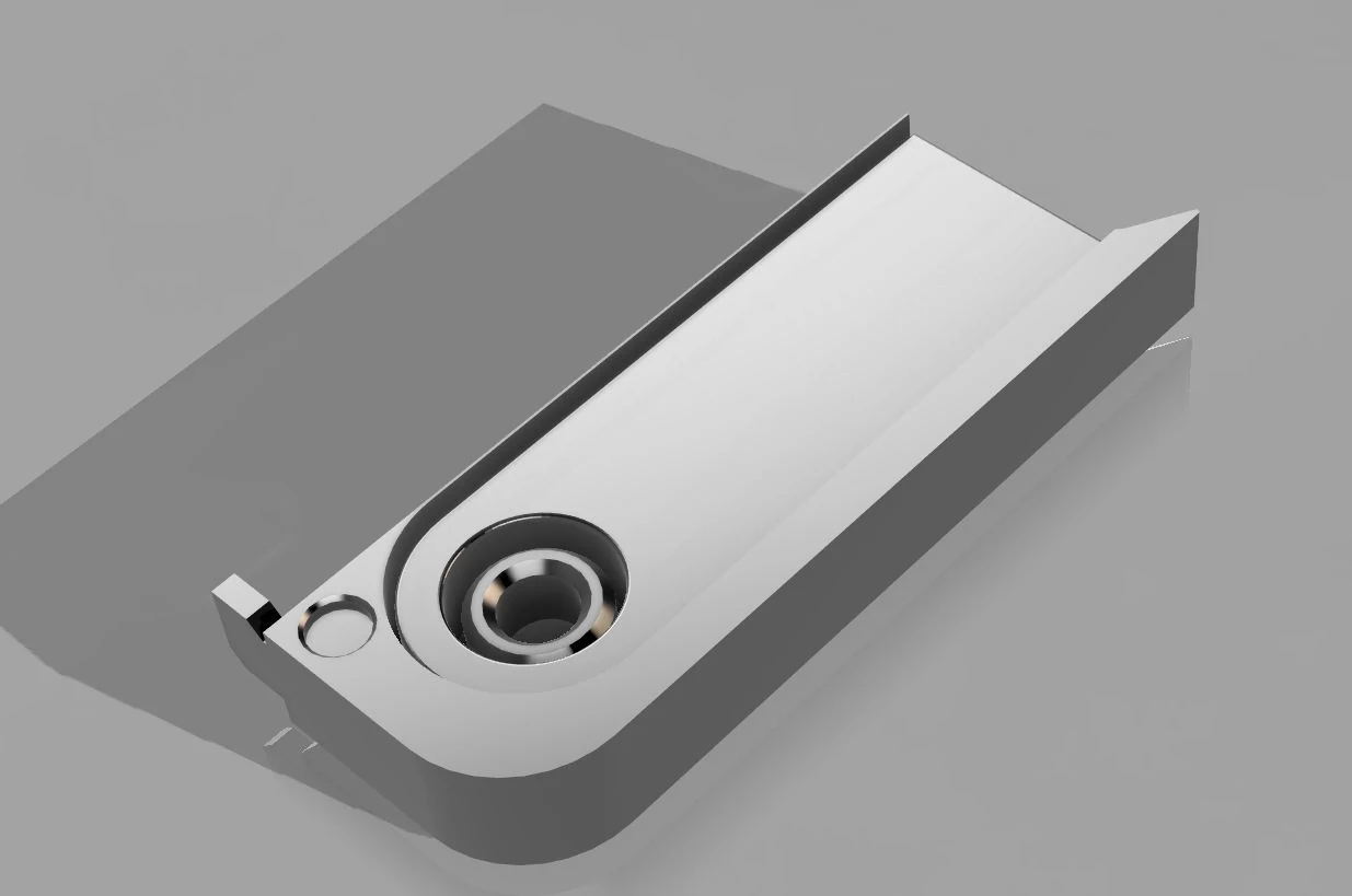 Custom USB housing designed for the portfolio device